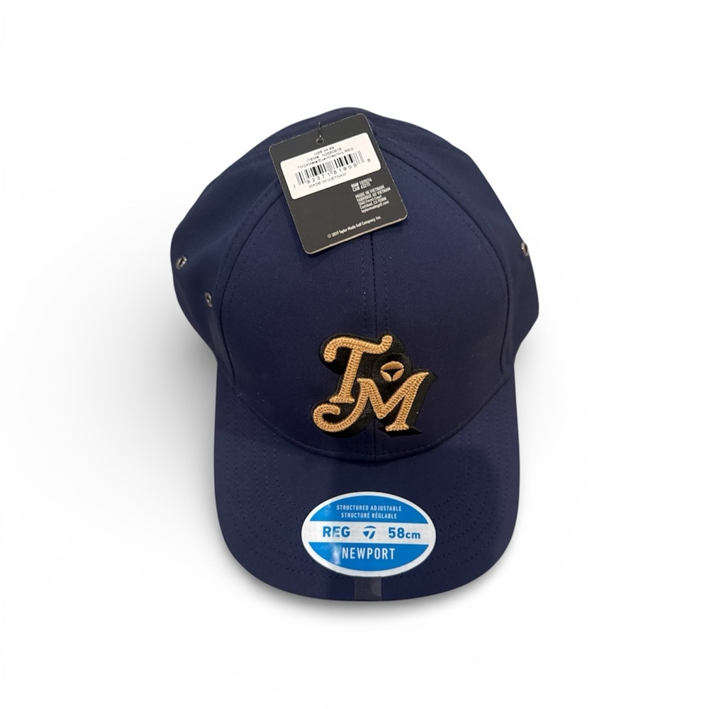 TaylorMade Navy and Brown Hat NWT - Picture 4 of 5